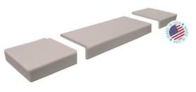 Kidkusion 731900065065 Soft Seat Hearth Pad Made In Usa Taupe 60 Inch X 14 Fireplace And