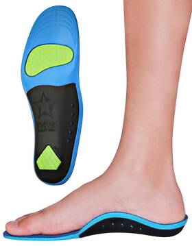 Kidsole 692769546150 Childrens Memory Foam Starry Shield Arch Support Insole For Comfort Cushion