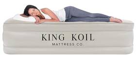 Kk13c1bg29331 King Koil Luxury Air Mattress With Built-in High Speed Pump For Camping Home