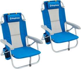 Kc2105 Kingcamp Blue-uskc Elastic 3 Backpacking Adjustable Back Blue 2