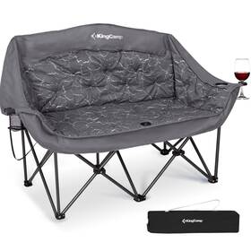 Kc2219 Kingcamp Double Camping Chair Oversized Heavy Duty Loveseat For Adults Porta
