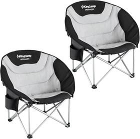Mediumgrey-2 Kingcamp Kc3999 Moon Saucer Camping Large Padded X-large Black/mediumgrey-2 Pack