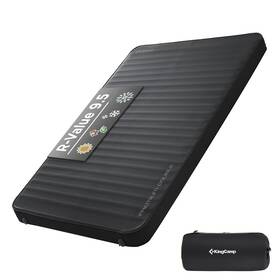 Km1901 Kingcamp Black-uskc1 Self Inflating Camping Pad Ultra 6 Inch Thick Or Ideal 3 Thcik High R