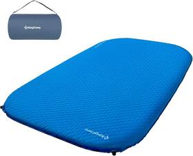 Km3587 Kingcamp Blue/charcoal-usvc Deluxe Series Self Inflating 198 130 7.5cm Blue-deluxe Double