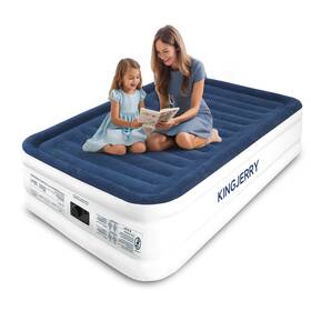Kingjerry B0dsd4hcmr Air Mattress Full Built In Pump 18 Raised Comfort Size