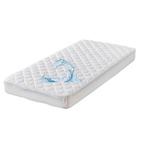 2000036-1s Kingnex Waterproof Quilted Rv Bunk Mattress Protector Pad For 30 X 75 Narrow Twin Cam