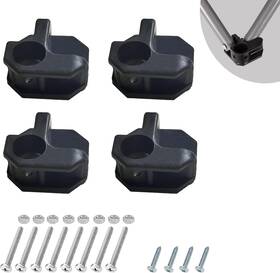 Cf-01 Kk Magsun Camping Chair Replacement Feet 4 Packs Heavy Black