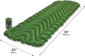 Green-2020 Klymit 06svgr02c Static V Lightweight Inflatable Sleeping Pad One Size
