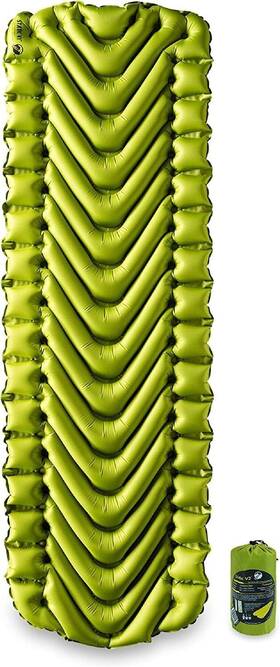 Klymit 846647006742 Static V2 Inflatable Sleeping Pad Portable One Size Green