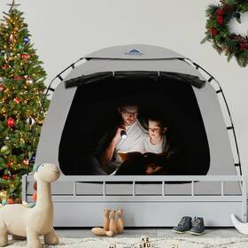 Knocloc 970081810413 Blackout Bed Tent Twin For Kids With Large Top Vent And Removable Cover Be