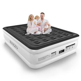 Knzzo 721718937845 Queen Air Mattress With Built-in Pump 18 Top Inflatable