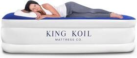Kk20c1bu29509 Koil King 20 Inch Luxury Queen Size Air Mattress With Built-in Pump - Blue