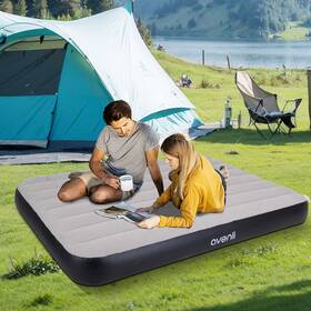 Emttsp10012 Koreyosh Full Size Inflatable Air Mattress Travel Camping Bed Indoor / Outdoor