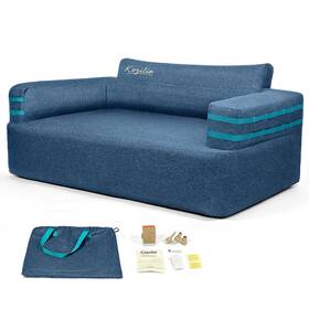 Kozilia 979162721051 Portable Inflatable Sofa With Built-in Pump - Quick Inflation Comfortable And