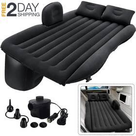 Kvago 732758840651 Colch N Inflable De Aire 53 X 27.5 Para Carro Universal Cama Con Bomba El Ctrica