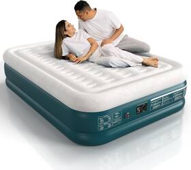 Lavisx 313114326318 Queen Air Mattress Built In Pump Raised 18 Inch Inflatable
