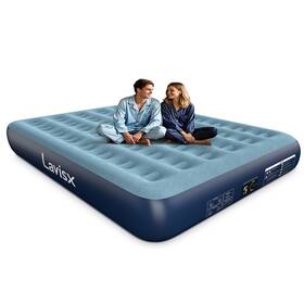 Lavisx B0d9d74lst Queen Air Mattress Built In Pump 13 Blow Up Raised Bed 3