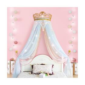 Liangqianjin 761099598327 Bed Canopy For Girls A Princess With Lights Featuring An Elegant