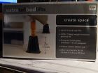 Lifts Space Black Sturdy Raiser Raisers Extra Storage Nib Bed 4 7 Tall "