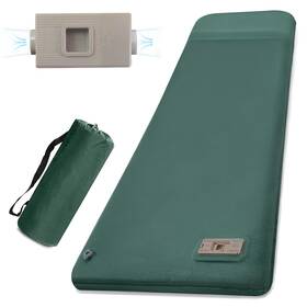 Linket 717813843334 Self Inflating Sleeping Pad With Electric Single Green
