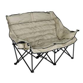 2023053718 Lippert Components Big Bear Sand Folding Camping Loveseat With 500-lb. Standard