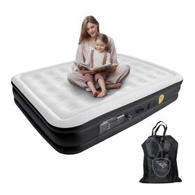 Ljslyj 751450728630 Queen Air Mattress With Built In Pump 3 Mins Quick Self-inflation/deflation