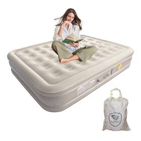 Ljslyj 796391015791 Queen Air Mattress With Built In Pump 3 Mins Quick Self-inflation/deflation F