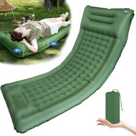 Db-im001 Longtor Camping Mattress Extra Thick 5in Sleeping Pad For With Single Green