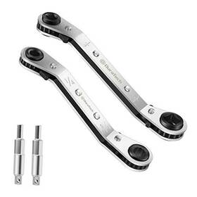 Dtrsw02 Longyou Yiyang Import And Export Co. Ltd Hvac Service Wrench Set Refrigeration 2pc Offset Ratchet
