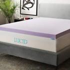 Lu30qq30vt Lucid Inch Lavender Infused Memory Foam Mattress Queen