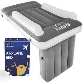 Lumara 850067355175 Toddler Airplane Bed - Inflatable For Toddlers Plane Baby Mattr