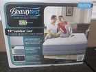 Lumbar Beautyrest New 18 Lux Queen Air Bed Mattress W Built-in Pump 612650124496