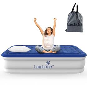 B0crp5bsm7 Luxchoice Air Mattress With Built-in Pump 18 Inches Deluxe Inflatable Mattres... Fast Ship
