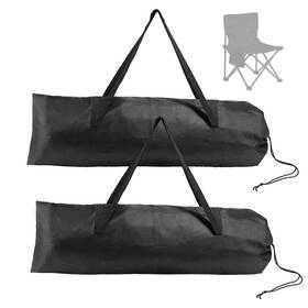1078096 Lyreh 2pcs Camping Chair Replacement Bag 43.31x14.96 Inches 110x38 Cm Black