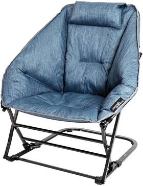 Rf904dr-100 Mac Sports Diamond Rocker Chair Steel Blue