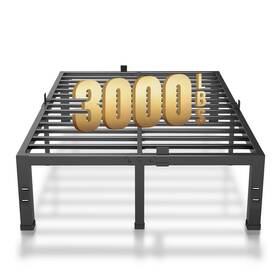 Mt11-jd-amz01-14q Maf Queen Bed Frame Size 14 Inch Metal Heavy Duty Platform Bedframe With Stee