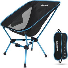 Fctria01blu Marchway Lightweight Folding Camping Chair 19.7d X 21.5w 25.6h In Blue