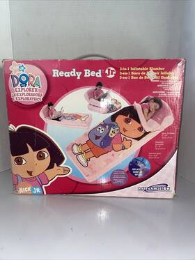 Marshmallow 778988628522 Dora The Explorer Inflatable 3 In 1 Slumber Ready Bed Jr Nick Nib