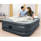 Mattress-7483 Intex Inflatable Air Mattress Built In Pump Queen 0725175277483