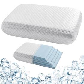 Mgd043 Metersgod Mgd089 Cooling Memory Foam Pillow 5 Layer Adjustable For Sleeping With Grey