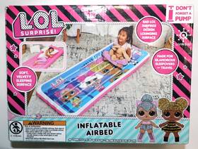 60006 Mga Entertainment Inc. L.o.l Surprise Inflatable Travel Air Bed Size Jr. Twin Mattress Fun Girls