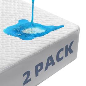 Cz5475wt2 Mindeka 2 Pack Waterproof Mattress Protector Full Size Cooling Cover S Cz5475wt2 Mindeka 2 Pack Waterproof Mattress Protector Full Size Cooling Cover S