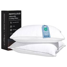 12974-acp Miracle Made Remycloud Adjustable Cooling Pillow Dual-sided Instant-cool