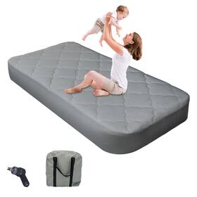 Miyuexin 701915558852 Luxury Air Mattress With Nylon Fiber Cover Inflatable Bed Wireless Pump