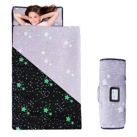 25nmstar Morais Toddler Nap Mat With Removable Pillow 52 Inches X 20 Inch Twinkle Starry