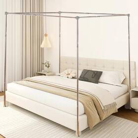 Bfm135 Mosqutent Canopy Bed Frame Full Size Thicken Stainless Steel Pos