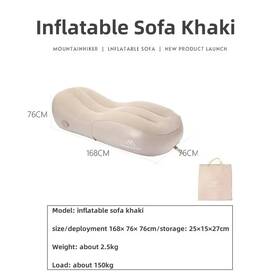 Mountainhiker 313036518594 Fast Inflatable Air Sofa Bed Outdoor Portable Mattress Lazy Ca