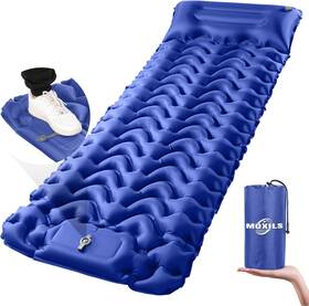 Dm-slp02 Moxils Sleeping Pad Ultralight Inflatable For Camping Large Blue