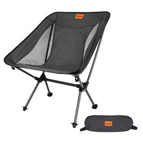 Aus-hw101005-txwlyy-dlm-bk Msnaile Camping Chair 22 Inches W X 21 L 26 H Black