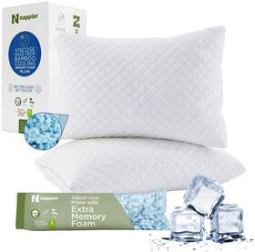 Nbk02 Nappler Nbk02- Cooling Pillow For Hot Sleepers - Bed Pillows King Size Premium Set Of 2 Su